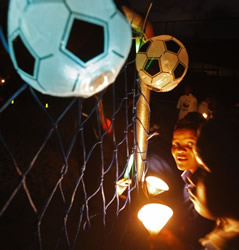 Earth Hour in Muizenberg 2010