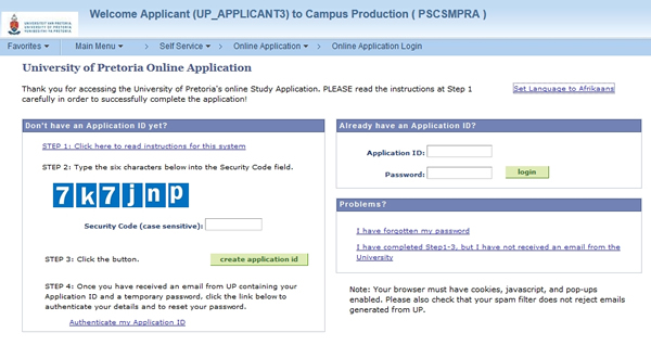 UP online applications
