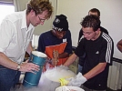 making ice cream
